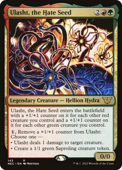 Ulasht, the Hate Seed - NEC - Rare - MTG Magic Pack fresh - Image 1