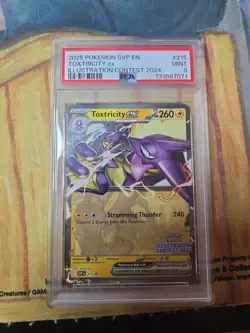 2025 POKEMON JAPANESE PROMO ILLUSTRATION CONTEST 2024 #243 TOXTRICITY EX PSA 9 - Image 1