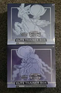 Pokemon Chilling Reign Elite Trainer Boxes Both Artworks Set Of 2 Sealed ETBs 820650808630 - Image 1