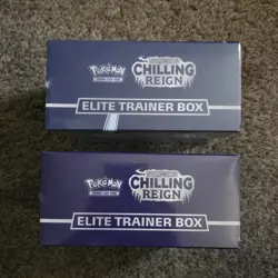 Pokemon Chilling Reign Elite Trainer Boxes Both Artworks Set Of 2 Sealed ETBs 820650808630 - Image 3