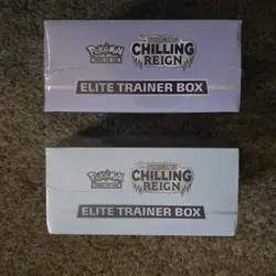 Pokemon Chilling Reign Elite Trainer Boxes Both Artworks Set Of 2 Sealed ETBs 820650808630 - Image 5