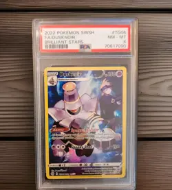 2022 Pokemon - Dusknoir TG06/TG30 Swsh09: Brilliant Stars Trainer Gallery PSA 8 - Image 1