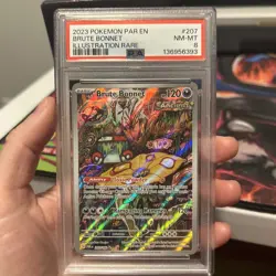 Brute Bonnet 207/182 Sv04: Paradox Rift PSA 8 NM-MT Pokemon TCG - Image 1