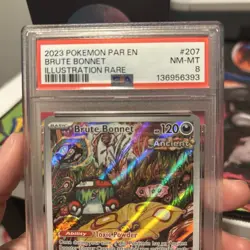 Brute Bonnet 207/182 Sv04: Paradox Rift PSA 8 NM-MT Pokemon TCG - Image 2