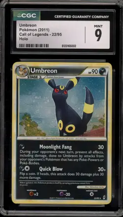 Pokemon Umbreon Call of Legends Holo Rare #22 CGC 10 Gem Mint - Image 1