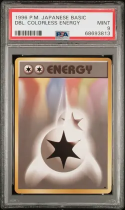 1996 Pokemon Japanese Basic Double Colorless Energy PSA 9 Mint Base RANDOM CERT - Image 1