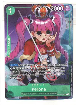 One Piece Perona OP09-034 Illustration Box Vol. 4 Promo Holo Sealed - Image 1