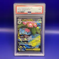 PSA 9 Pokemon Mega Evolution Mega Venusaur Ex 155/132 Ultra Rare Card - Image 1
