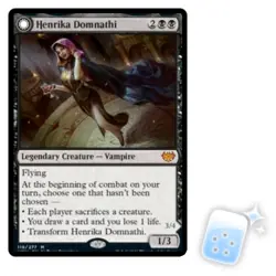 HENRIKA DOMNATHI Innistrad: Crimson Vow VOW Magic MTG MINT CARD - Image 1