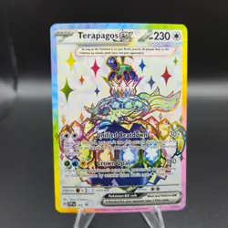 Terapagos EX 165 Pokemon Card - Black Star Promo Full Art - NM - Image 1