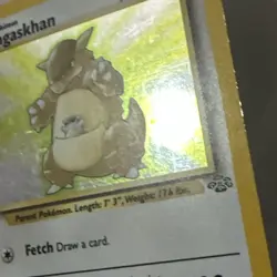 Pokemon Kangaskhan Card 90 HP Basic Rare Holo Collectible - Image 4