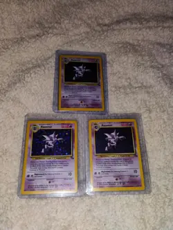 Pokemon Haunter Holo Rare Card #06/62 Fossil TCG LP Condition Lot Of 3 - Image 1
