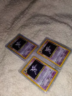 Pokemon Haunter Holo Rare Card #06/62 Fossil TCG LP Condition Lot Of 3 - Image 5