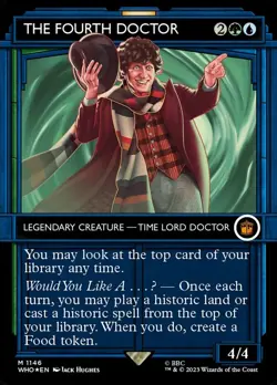 [1x] The Fourth Doctor - Surge Foil - Showcase Slight Play, English Doctor Who E - Image 1