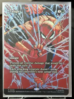 Tangle (Borderless) - FOIL - MTG - Spider-Man - MAR - 0036 - MYTHIC ~ NM - Image 2