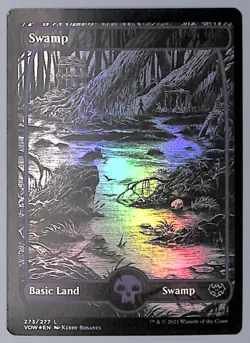 Swamp - Full Art - Foil - 273 - Innistrad: Crimson Vow (VOW) MTG - Image 1
