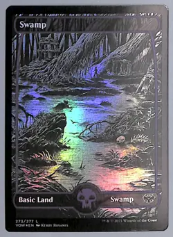 Swamp - Full Art - Foil - 273 - Innistrad: Crimson Vow (VOW) MTG - Image 1