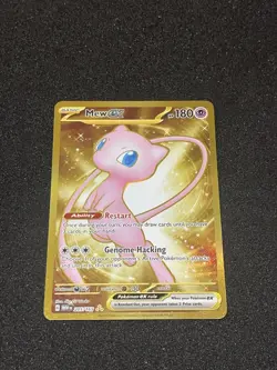 Mew ex 205/165 Scarlet & Violet 151 Full Art Secret Rare Holo Pokemon Card NM - Image 2