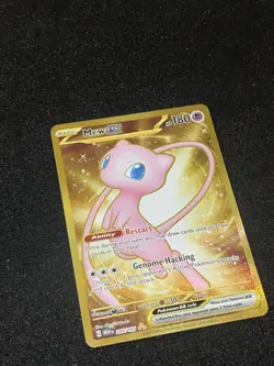 Mew ex 205/165 Scarlet & Violet 151 Full Art Secret Rare Holo Pokemon Card NM - Image 3