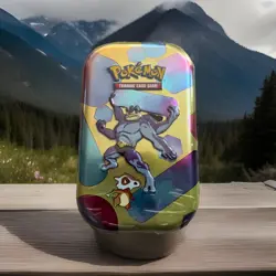 Pokemon TCG - Scarlet & Violet 151 Mini Tin - Machamp & Cubone - Factory Sealed - Image 1