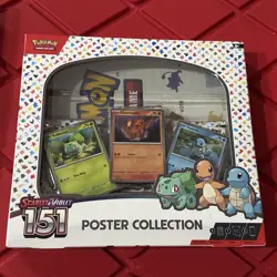 Pokemon Scarlet & Violet 151 Set Poster Collection - 3 Packs - Sealed - English - Image 1