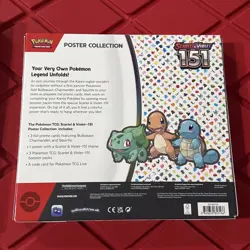 Pokemon Scarlet & Violet 151 Set Poster Collection - 3 Packs - Sealed - English - Image 2
