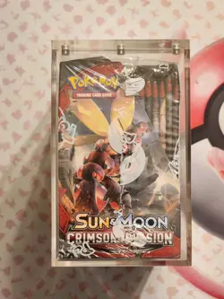 Pokemon Sun & Moon Crimson Invasion Booster Box w/ Acrylic!!! 820650812491 - Image 4