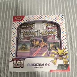 Pokemon Scarlet & Violet 151 Alakazam ex Collection Box Promo Booster English - Image 1