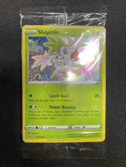 Pokemon Shaymin 015/185 Promos Cosmos Holo Rare Basic 2020 SEALED - Image 1