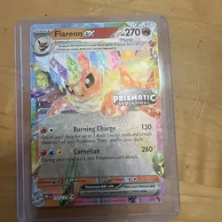 Flareon Ex 14/131 Stamped Pokemon Prismatic Evolutions Sealed Promo - Image 1