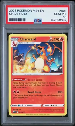2025 POKEMON M24 EN-MCDONALD'S COLL #001 CHARIZARD PSA 10 - Image 1