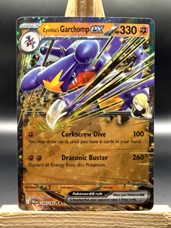 Cynthia's Garchomp EX - Pokemon TCG Destined Rivals 104/182 - Double Rare NM - Image 1
