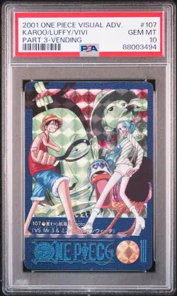 PSA10 No.107 Straw Hat Voyage Photo70 One Piece Visual Adventure Card - Image 1