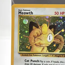 Pokemon TCG Meowth Black Star Promo Holo Card 10 - Image 2