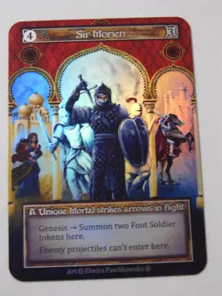 Sir Morien Foil Unique Sorcery Arthurian Legends AL TCG Trading Card - Image 1