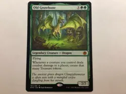 MTG Adventures In The Forgotten Realms OLD GNAWBONE LP (0191) Graded Power - Image 1