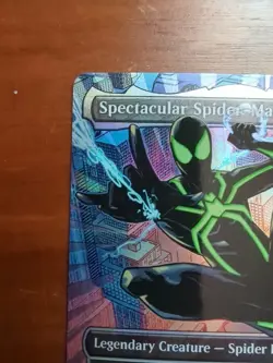 MTG Spectacular Spider-Man (0238) (Borderless) Textured Foil Marvel's Spider-Man - Image 4
