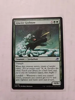 Glacier Godmaw - Edge of Eternities - LP - Uncommon - Creature - Image 1