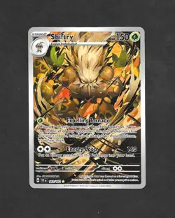 Shiftry 163/162 - Temporal Forces Illustration Rare Holo Pokemon Card TCG NM - Image 1