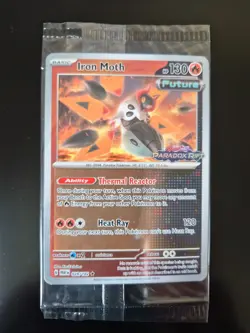 Pokemon TCG - Paradox Rift Stamped - Iron Moth 028/182 - Image 1