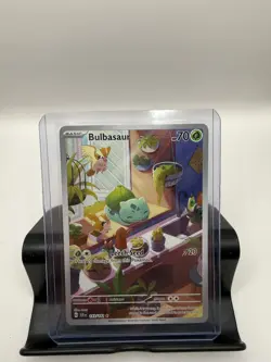 Pokemon SV07: Bulbasaur 143/142 Stellar Crown Holo Illustration Rare - Image 1