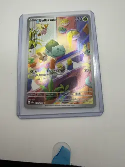 Pokemon SV07: Bulbasaur 143/142 Stellar Crown Holo Illustration Rare - Image 5