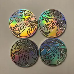 Mega Charizard X EX UPC Metal Coin (4) - Pokemon - Image 2