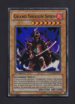 Yu-Gi-Oh! Grand Shogun Shien STON-FR013 Super Rare 1st Ed. - Image 1
