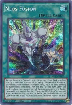 *** NEOS FUSION *** 1ST EDITION PRISMATIC SECRET RARE MP20-EN027 YUGIOH! - Image 1