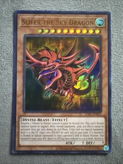 Yugioh Slifer the Sky Dragon EGS1-EN001 Unlimited Edition Ultra Rare - Image 1