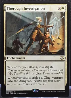 Thorough Investigation #12 Commander: Adventures in the Forgotten Realms Rare - Image 1