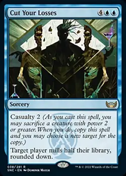 MTG - Cut Your Losses [Streets of New Capenna] Foil - Image 1