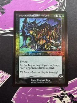 Mtg Master of the Feast Foil Braindead X Secret Lair Bonus Card - Image 1
