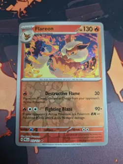 Flareon 13/131 Reverse Holo TCG Pokemon Card LP - Image 1